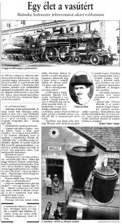 Népszabadság 1999 07 13 28old - Egy élet a vasútért.jpg Népszabadság 1999 07 13 28old - Egy élet a vasútért.jpg