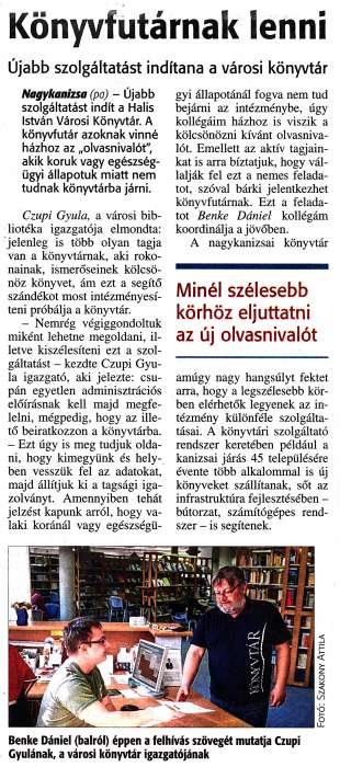 Zalai Hírlap 2017 03 16 063sz 04old - Könyvfutárnak lenni.jpg Zalai Hírlap 2017 03 16 063sz 04old - Könyvfutárnak lenni.jpg