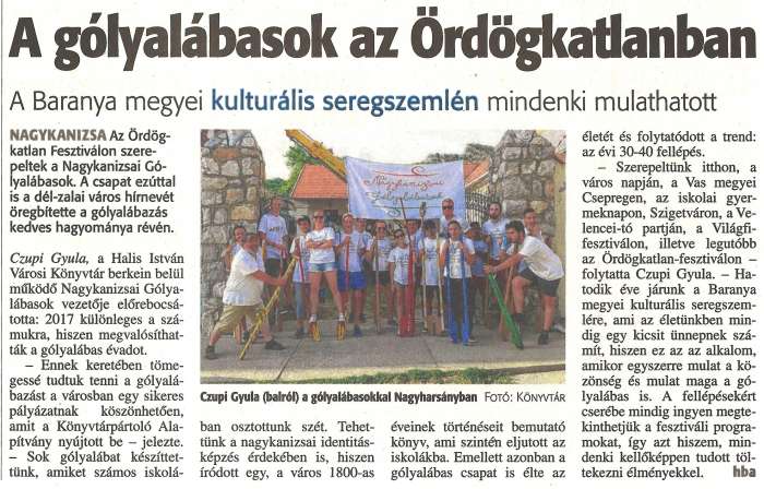 Zalai Hírlap 2017 08 12 187sz 02old - Gólyalábasok az Ördögkatlanban.jpg Zalai Hírlap 2017 08 12 187sz 02old - Gólyalábasok az Ördögkatlanban.jpg