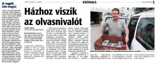 Zalai Hírlap 2018 07 03 152sz 01,03old - Házhoz viszik az olvasnivalót.jpg Zalai Hírlap 2018 07 03 152sz 01,03old - Házhoz viszik az olvasnivalót.jpg