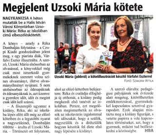 Zalai Hírlap 2018 12 20 295sz 06old - Megjelent Uzsoki Mária kötete.jpg Zalai Hírlap 2018 12 20 295sz 06old - Megjelent Uzsoki Mária kötete.jpg