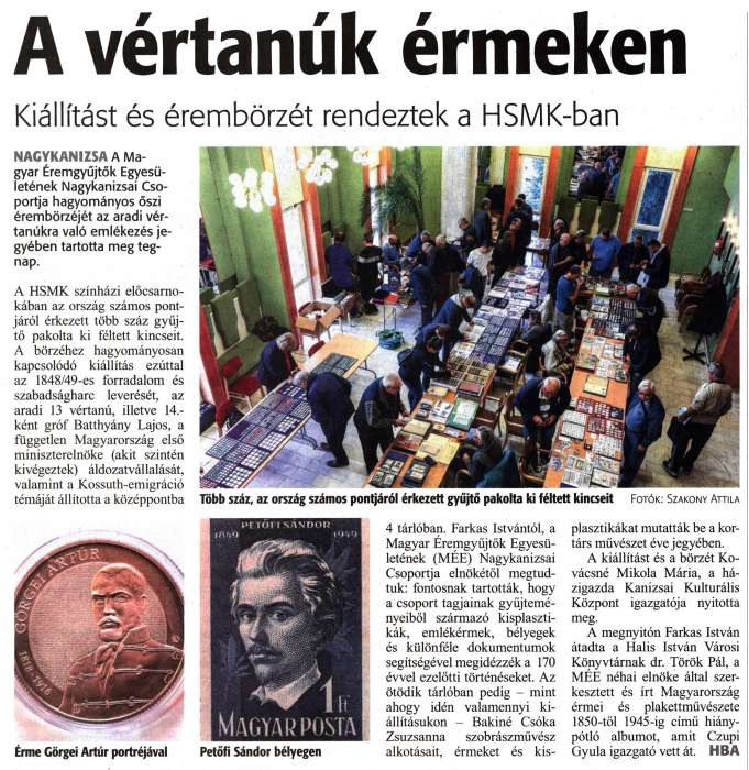 Zalai Hírlap 2019 11 04 255sz 03old - A vértanúk érmeken.jpg Zalai Hírlap 2019 11 04 255sz 03old - A vértanúk érmeken.jpg