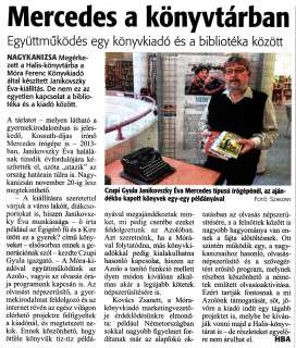 Zalai Hírlap 2020 10 21 247sz 03old - Mercedes a könyvtárban.jpg Zalai Hírlap 2020 10 21 247sz 03old - Mercedes a könyvtárban.jpg