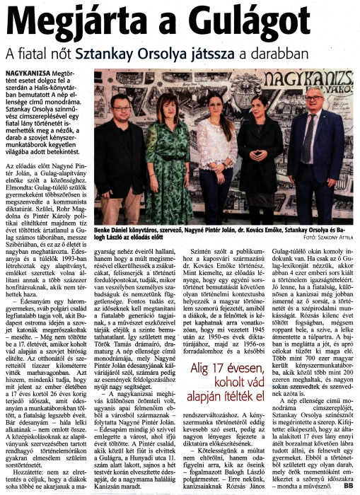 Zalai Hírlap 2022 11 11 263sz 13old - Megjárta a Gulágot.jpg Zalai Hírlap 2022 11 11 263sz 13old - Megjárta a Gulágot.jpg