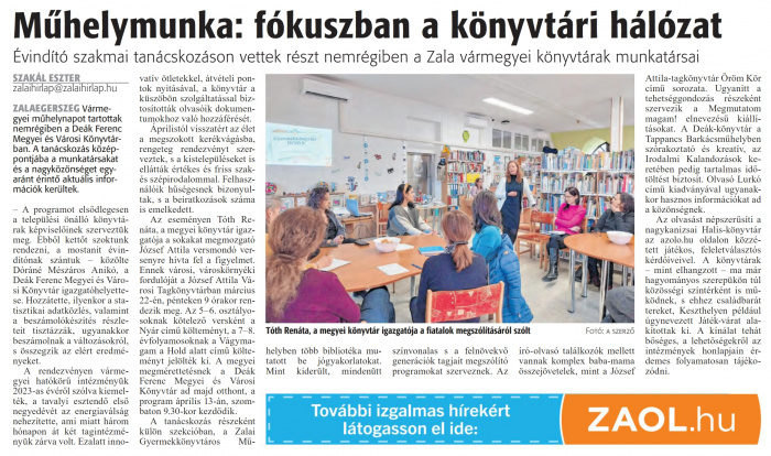 Zalai Hírlap 2024 02 13 037sz 05old - Műhelymunka.jpg Zalai Hírlap 2024 02 13 037sz 05old - Műhelymunka.jpg